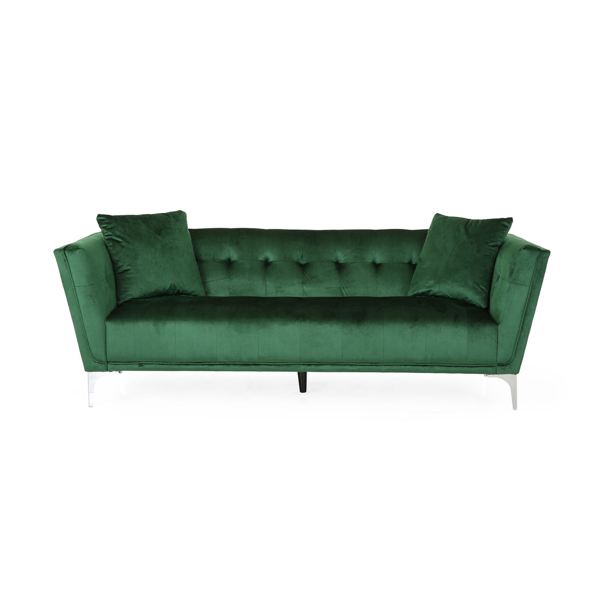 Comfy Sofa With Metal Legs - Emerald