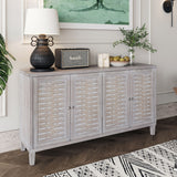 4 Door Accent Cabinet - Natural Wood Wash