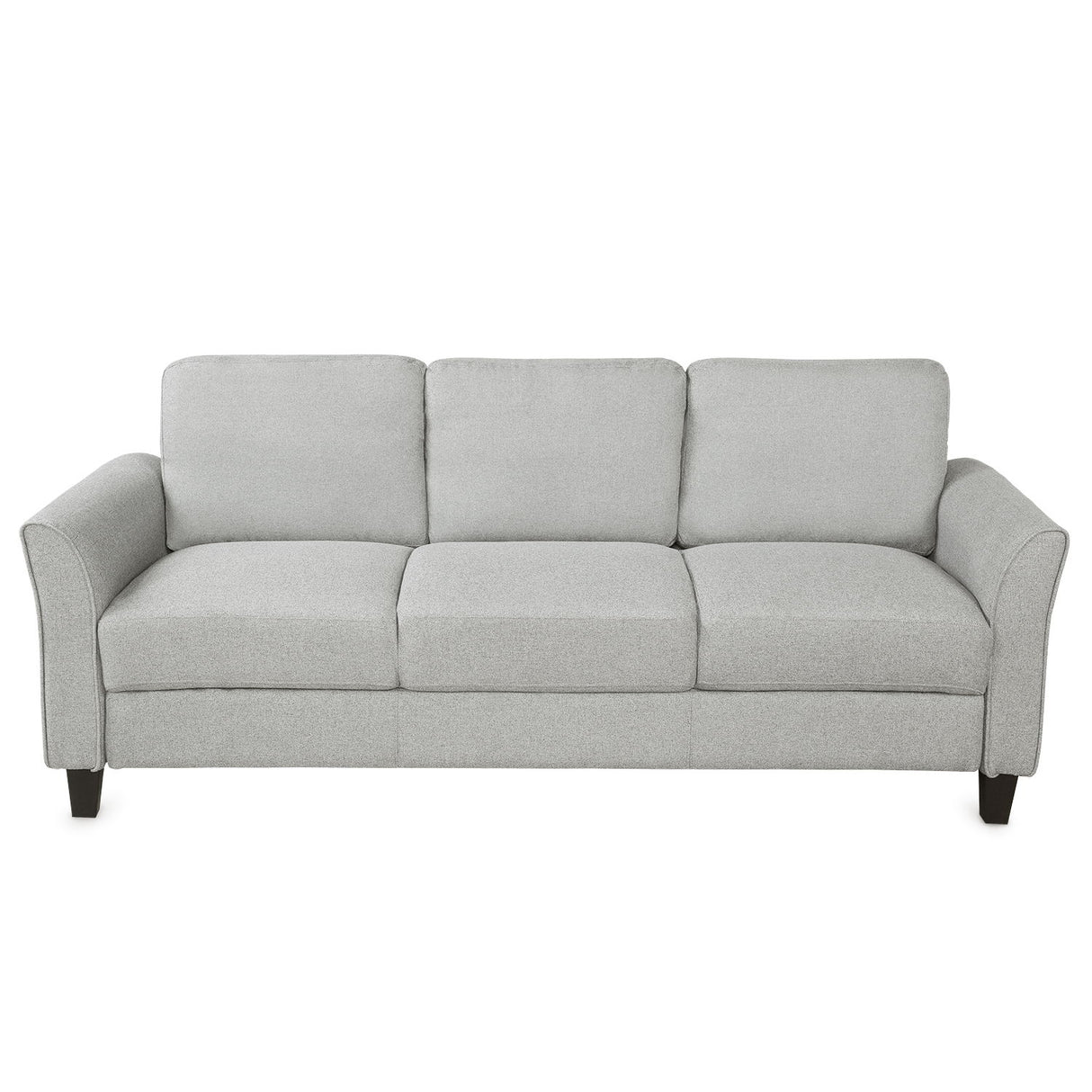 3 Seat Sofa Living Room Linen Fabric Sofa