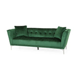 Comfy Sofa With Metal Legs - Emerald