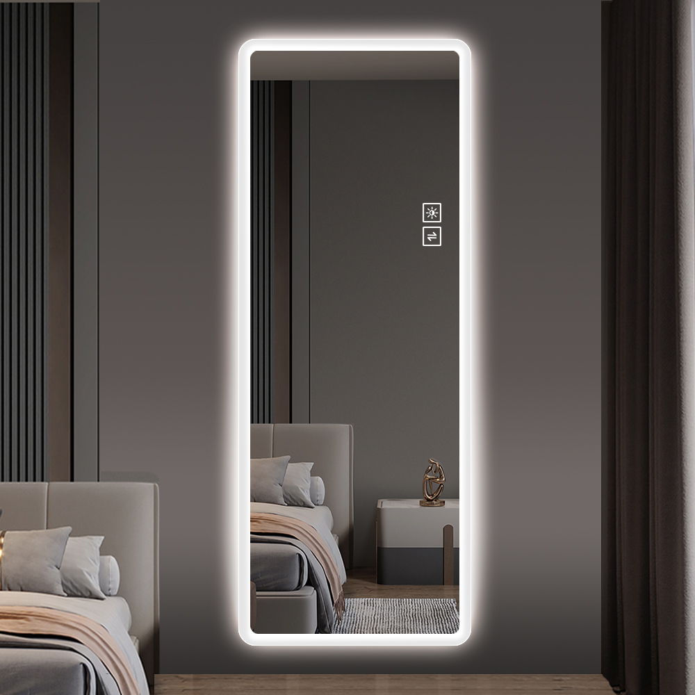 Full Length Mirror Body Mirror With LED - Clear