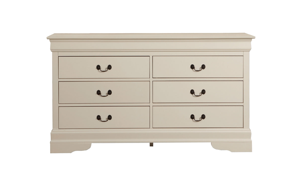 Louis Phillipe - 6-Drawer Dresser