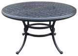 Round 51.9" Long Aluminum Dining Set