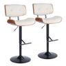 Lombardi - Mid Century Modern Adjustable Barstool