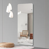 Full Body Round Corner Mirror - Clear