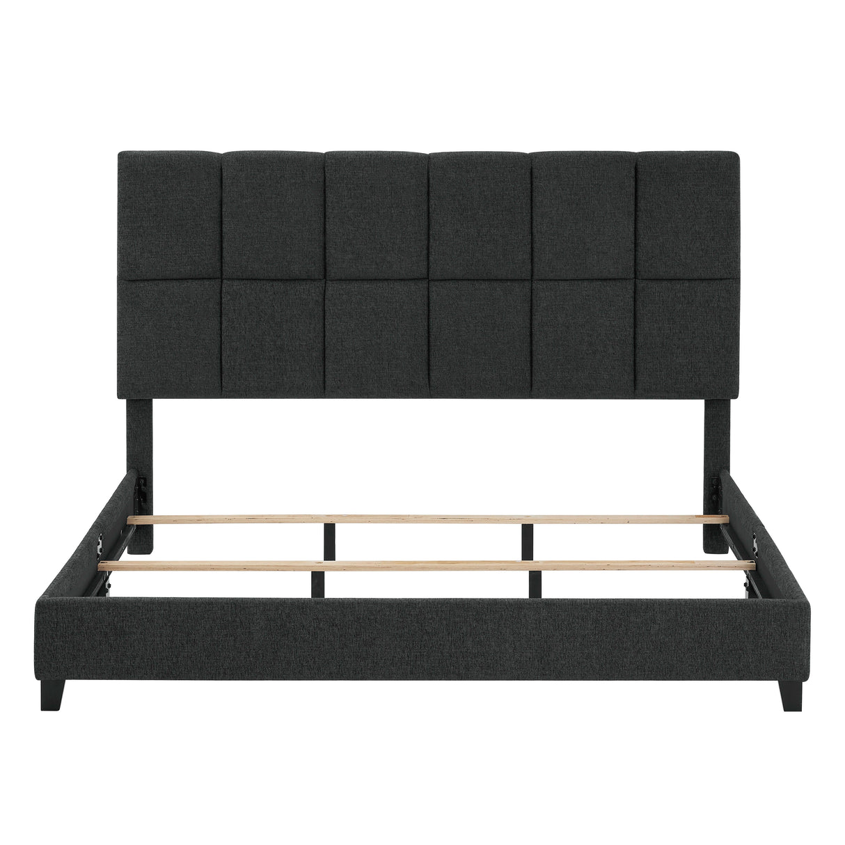 Squares Upholstered Platform Bed