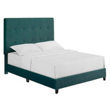 Tufted Upholstered Platform Bed