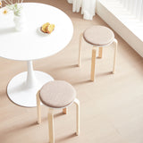 Stackable Stools (Set of 4) - Brown