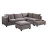 Madison - Modular Sectional Sofa Chaise With USB Storage Console Table