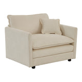 3 Piece Chenile Living Room Set - Beige