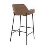 Daniella - Contemporary Fixed Height Barstool (Set of 2)