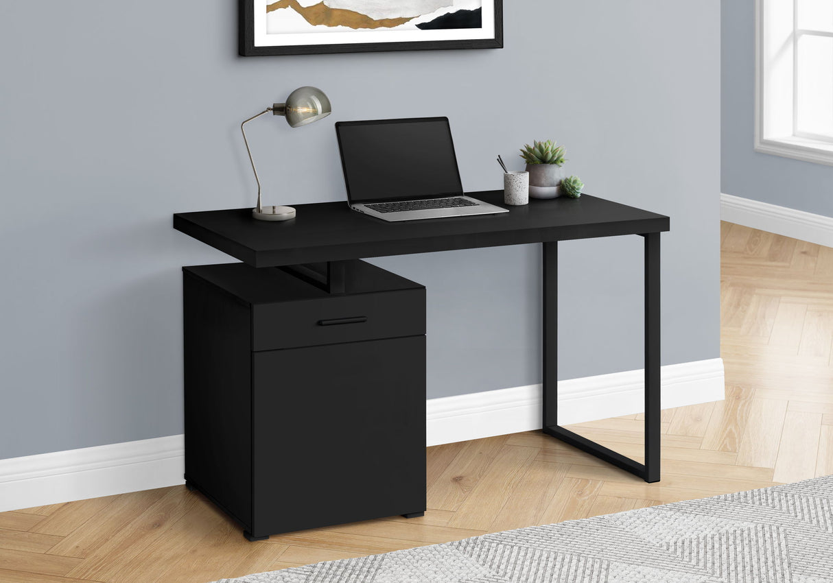 Computer Desk, Home Office, Laptop, Left, Right Set-Up, Storage Drawers, Work, Contemporary, Modern