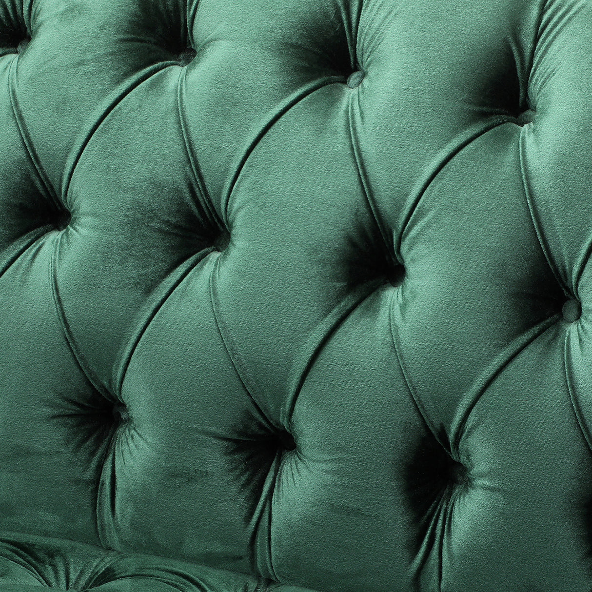 Sturdy Velvet Sofa - Green