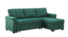 Lucca - Linen Reversible Sleeper Sectional Sofa With Storage Chaise