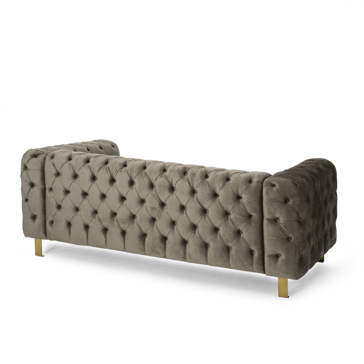 Mirod Sofa with Tufted Back and Arm - Gray