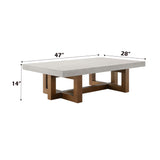 Keven - Faux Concrete Top Table