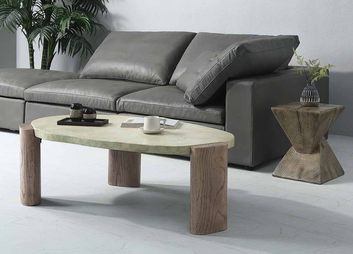 Dayana - Coffee Table - Oak / Off White