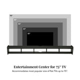 Modern Wall-Mounted Floating TV Stand