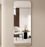 Full Body Round Corner Mirror - Clear