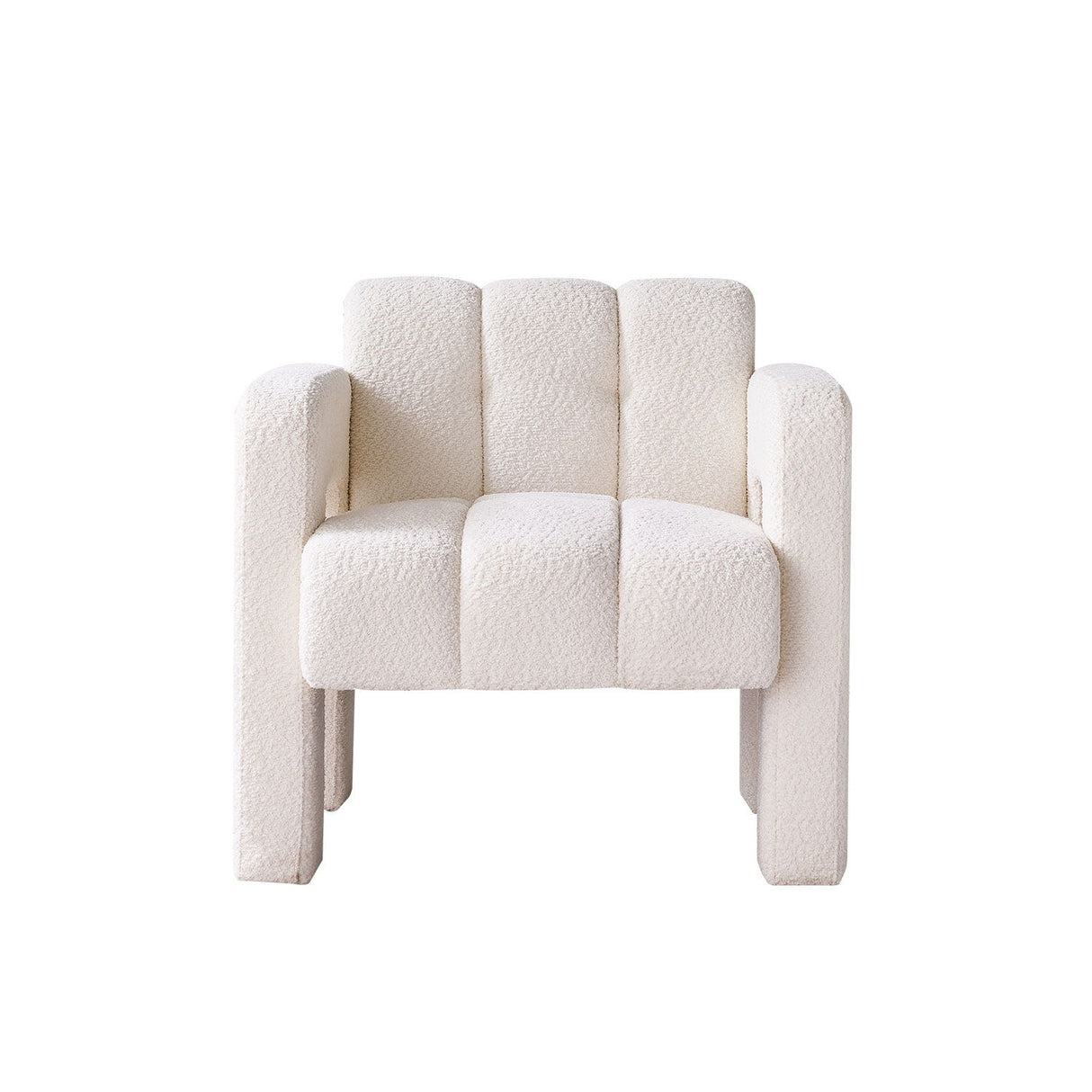 31.10" Boucle Upholstered Accent Chair