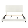 Boucle Upholstered Platform Bed