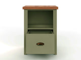 Vineyard - Drawer File - Sage Green, Fruitwood