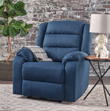 Wide - Power Standard Recliner - Navy Blue