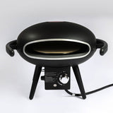 Propane Outdoor Pizza Oven For up to 12" Pizzas, With Gas Hose  and Regulator - Black