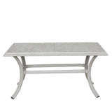 22X42" Patio Standard Coffee Table - Ashen Wheat